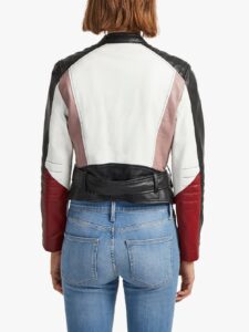 Women Stylish Biker Leather Jacket - Image 2