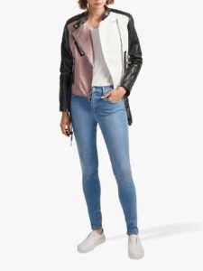 Women Stylish Biker Leather Jacket