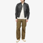 Men Smoky Black Leather Jacket - Mauve Tree