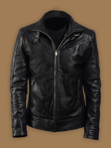 Men's Pitch Black Leather Jacket