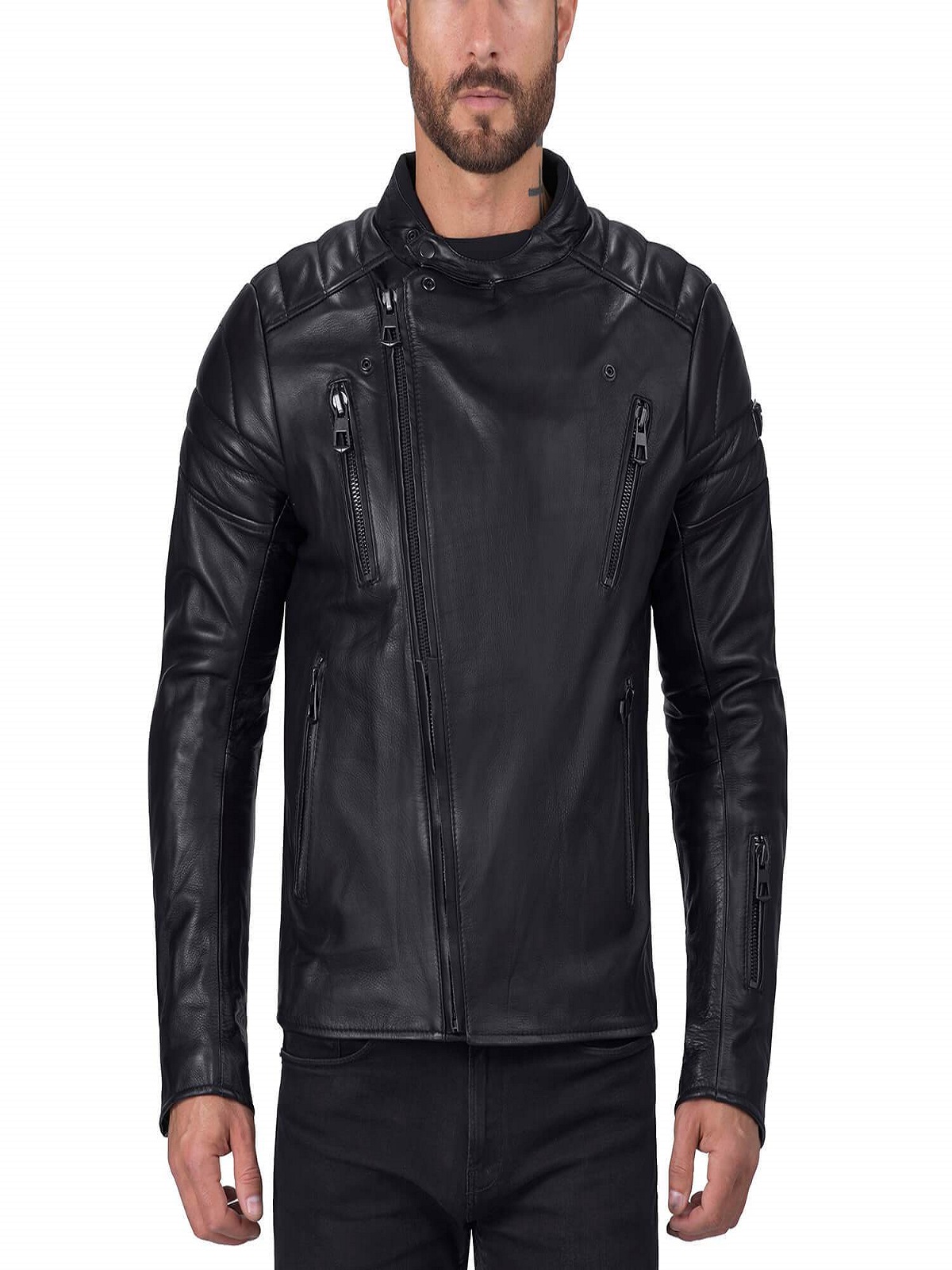 1-111.jpg Men Cafe Premium Leather Jacket - Image 1