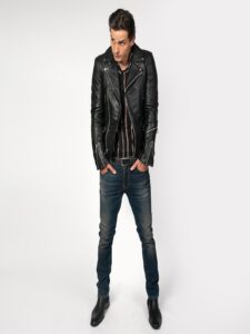 Stunning Black Jacket For Men