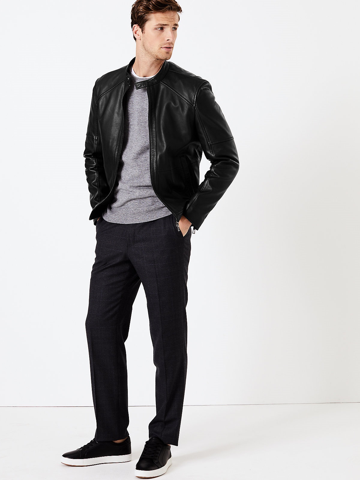 1-6.jpeg Branded Biker Jacket For Men - Image 1