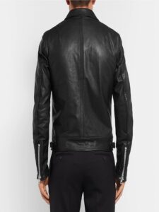Men Slim Fit Leather Jacket - Image 2