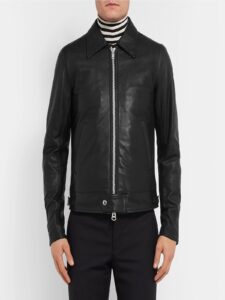 Men Slim Fit Leather Jacket - Image 3