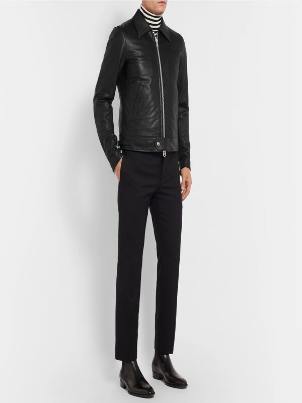 Men Slim Fit Leather Jacket