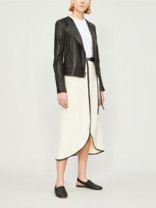 Women Black Round Neck Jacket