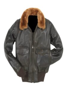 Women G1 Brown Leather Jacket - Image 3