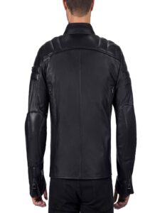 Men Cafe Premium Leather Jacket - Image 2