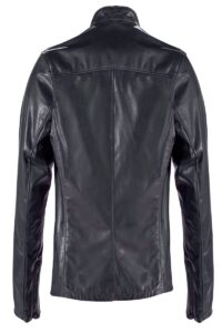 Men Shinny Black Jacket - Image 2