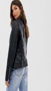 Women Pure Black Jacket - Image 2
