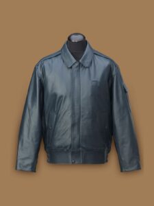 Men Blue A2 Leather Jacket