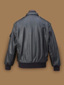 Traditional Men Black A2 Jacket - Image 2