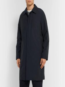 Men Midnight Blue Wool Coat - Image 3