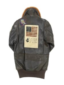 Women Top Gun Shearling Jacket - Image 2