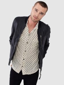 Men Black Varsity Jacket