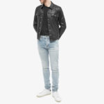 Men Western Leather Jacket - Mauve Tree