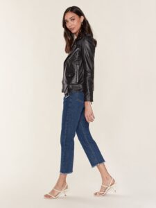 Women Biker Leather Jacket - Image 3