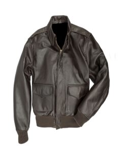 Men World War Leather Jacket - Image 3