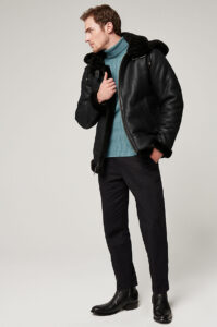 Classic B3 Shearling Jacket - Image 2