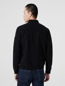 Men Vessel Black Varsity Jacket - Image 2