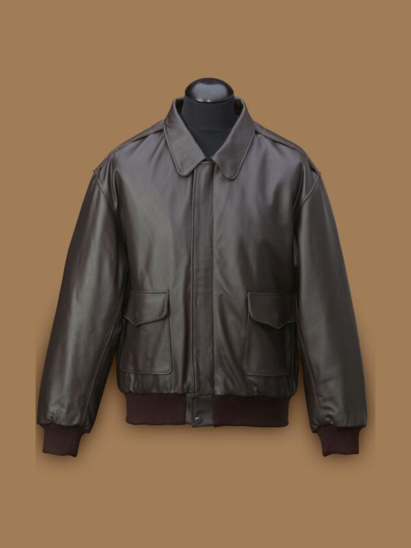 Men Dark Brown A2 Jacket