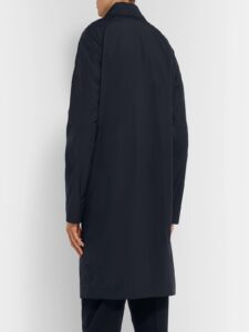 Men Midnight Blue Wool Coat - Image 2