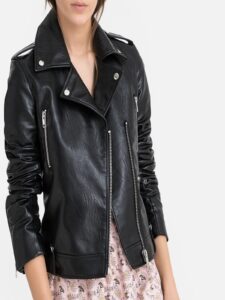 Women Roadie Leather Jacket - Image 3