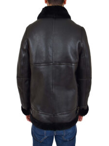 Men Black B3 Aviator Jacket - Image 2