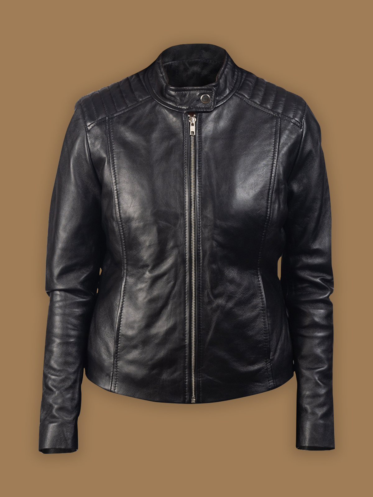 4-24-1.jpg Women Inky Black Jacket - Image 1