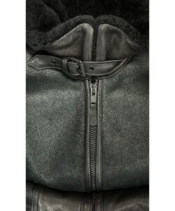 Men Black B3 Bomber Jacket - Image 4