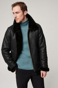 Classic B3 Shearling Jacket - Image 4