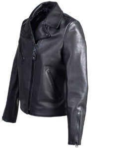 Women Black Moto Jacket - Mauve Tree - Image 3