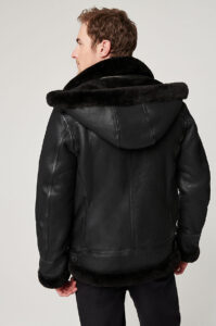 Classic B3 Shearling Jacket - Image 5