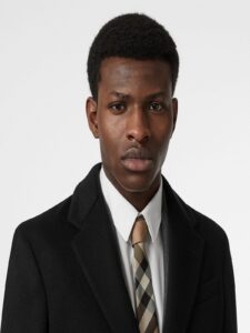 Men Black Wool Coat - Image 4
