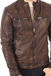 Vintage Distressed Brown Jacket - Image 3