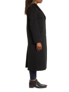 Women Black Reefer Coat - Image 4