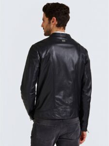 Men's Modern Leather Jacket - Image 2