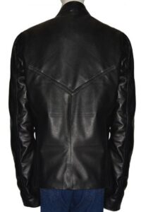 Women Black Avenger Leather Jacket - Image 2
