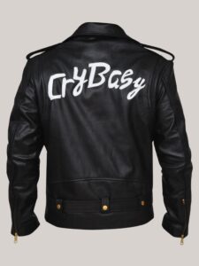 Black Brando Leather Jacket - Mauve Tree - Image 2