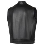 Men Motorcycle Vest - Mauve Tree - Image 2