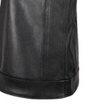 Men Motorcycle Vest - Mauve Tree - Image 4