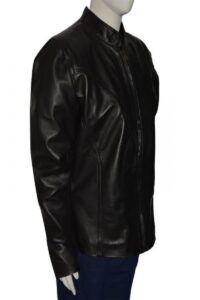 Women Black Avenger Leather Jacket - Image 3