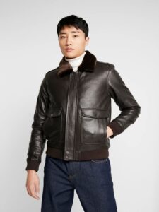 Brown Velvet New Leather Jacket - Mauve Tree