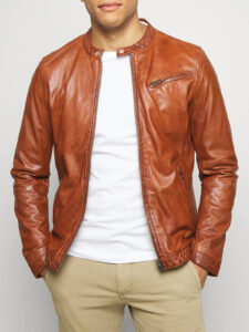 Captivating Brown Leather Jacket