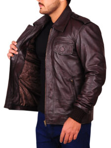 Brown Chris Evans Jacket - Image 4