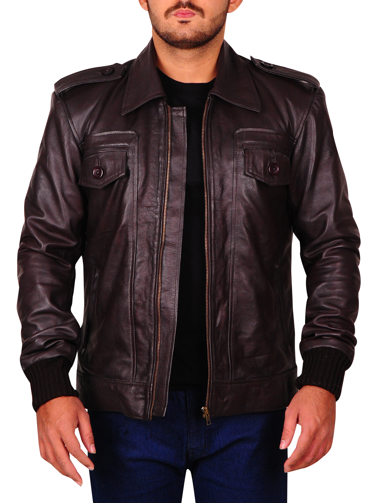 Chris-Evans-brown-jacket.jpg Brown Chris Evans Jacket - Image 1