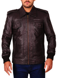 Brown Chris Evans Jacket - Image 5