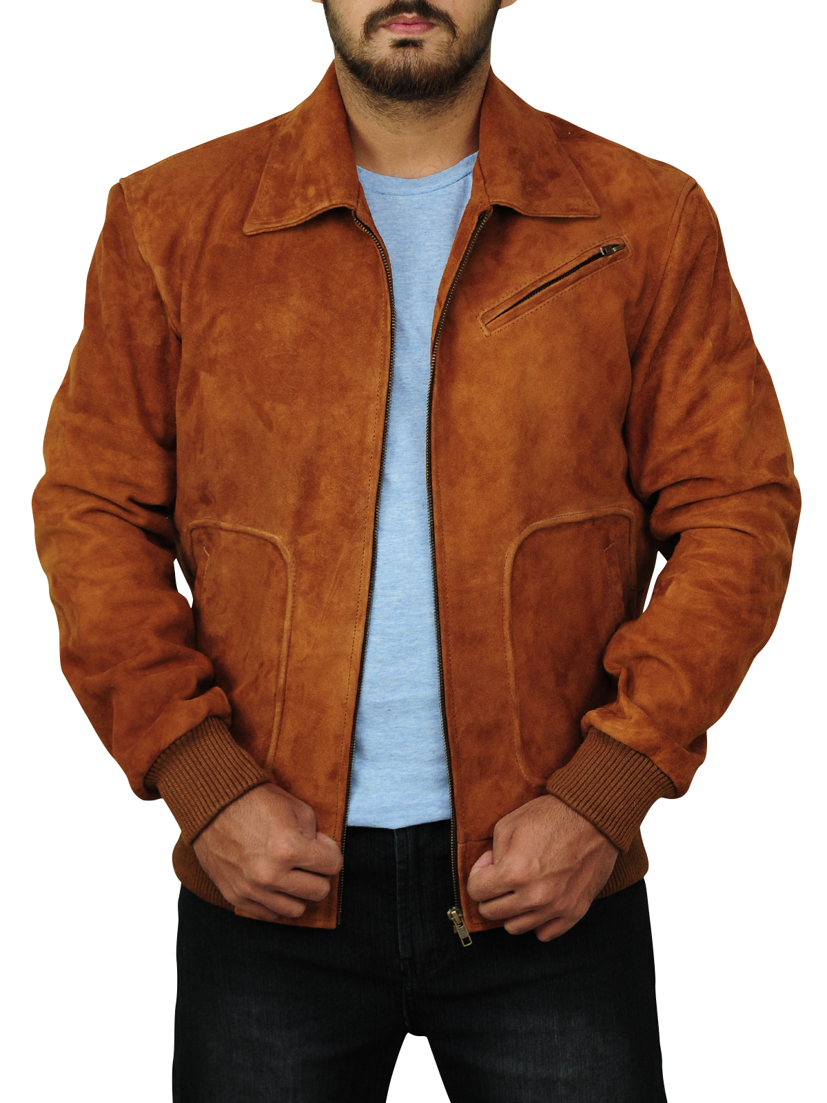 Classic-brown-coat.jpg Distressed Brown Coat - Image 1