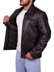 Classic Leather Jacket - Image 3